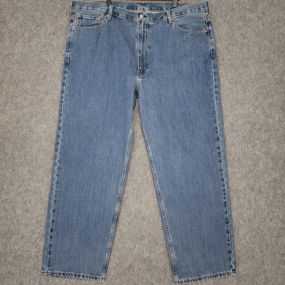 Levis 550 Jeans Mens 46x32 Blue Relaxed Fit Denim Pants Waterless 100% Cotton